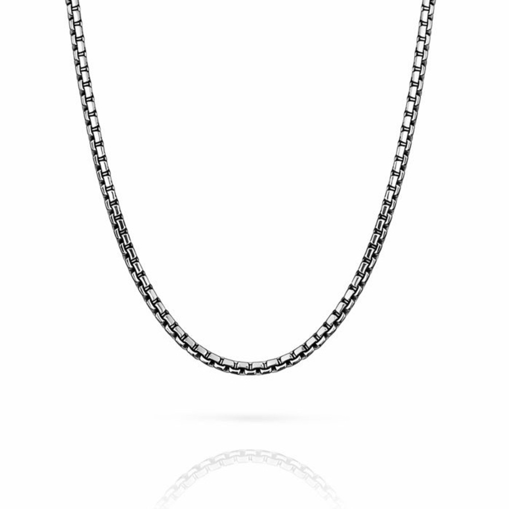 2.8mm | Silver | Rolled Box Chain